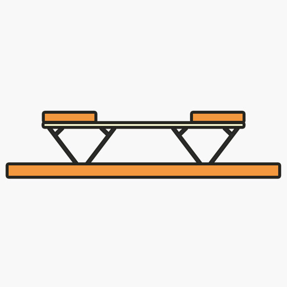 Trampolino Ginnastica Artistica TaiShan