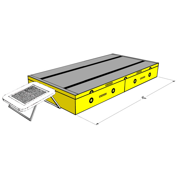 Set ARRIVO TRAMPOLINO - Materassi DOMINO