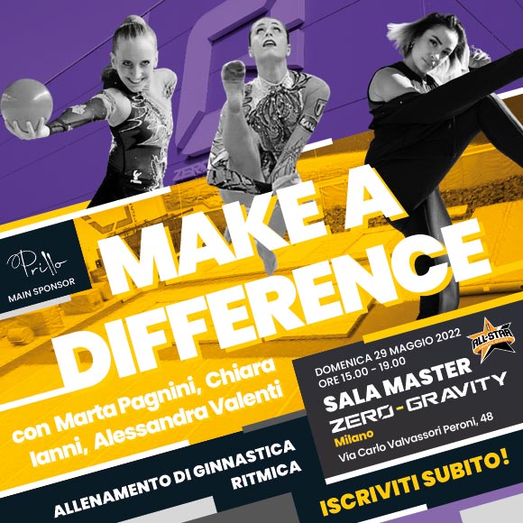 Make a difference - Allenamento di Ginnastica Ritmica