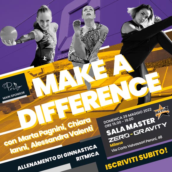 Make a difference - Allenamento di Ginnastica Ritmica