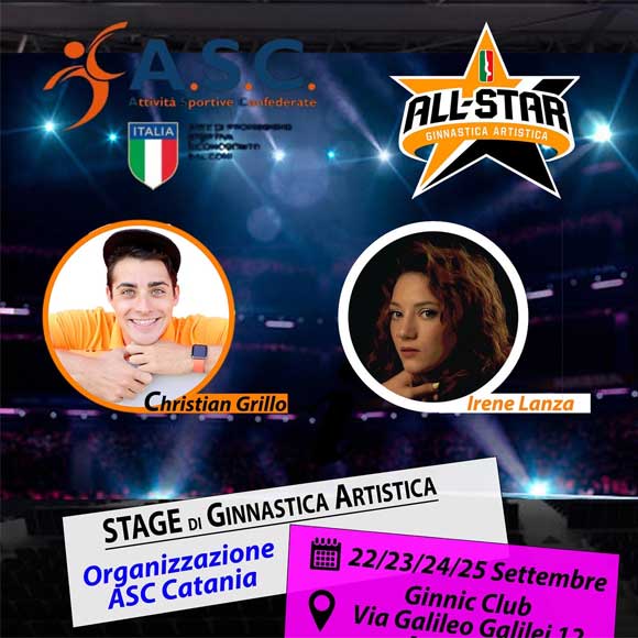 Stage di Ginnastica Artistica con Irene Lanza