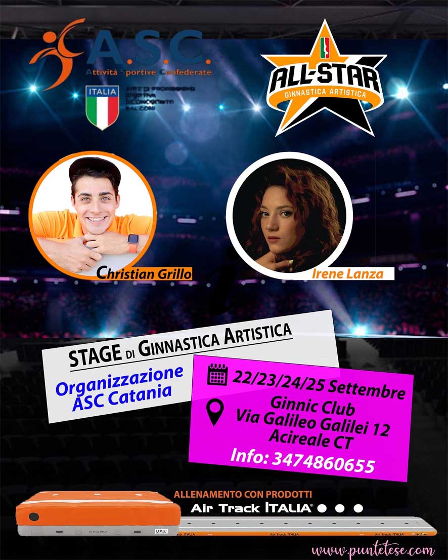 Stage di Ginnastica Artistica con Irene Lanza