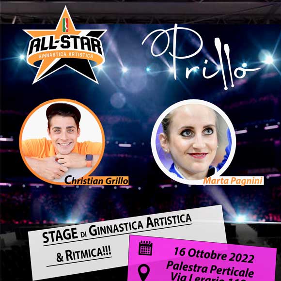 Stage di Ginnastica Artistica e Ritmica con Marta Pagnini