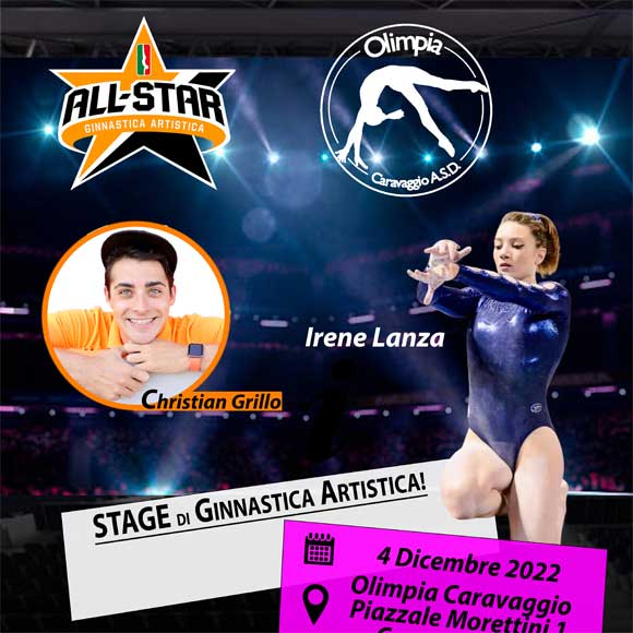 Stage di Ginnastica Artistica a Bergamo con Irene Lanza