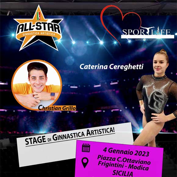 Stage di Ginnastica Artistica a Modica (RG)