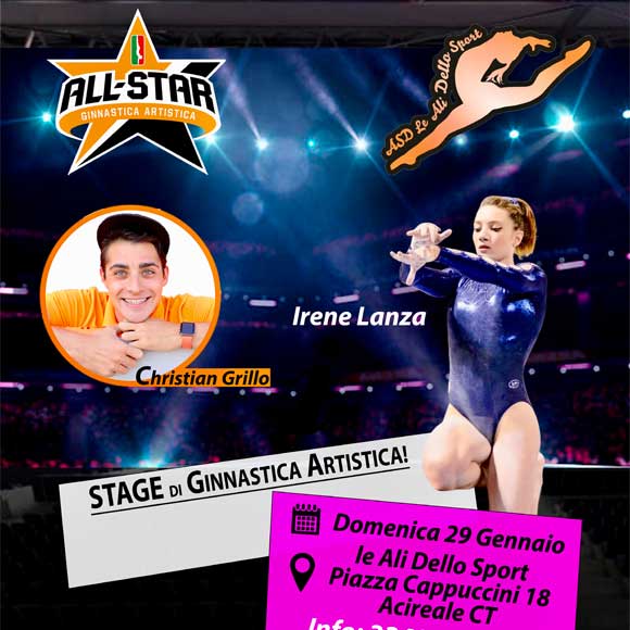 Stage di Ginnastica Artistica a Catania