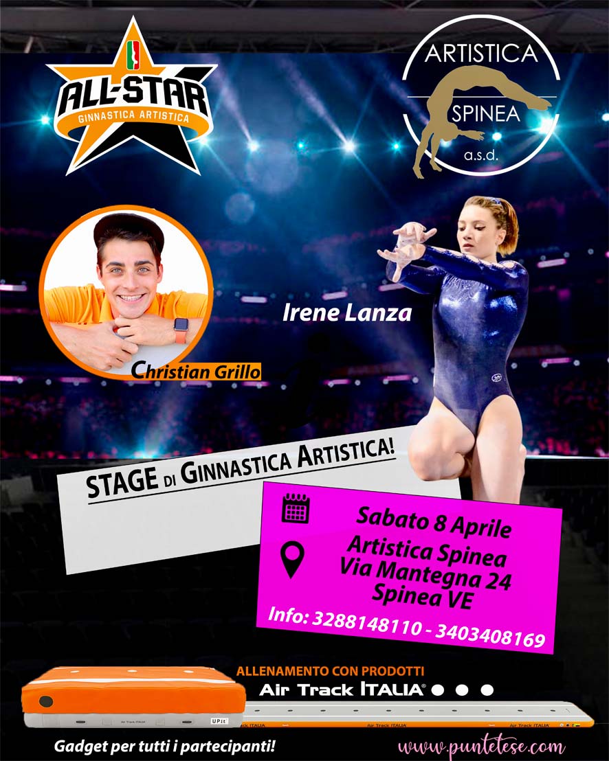 Locandina Stage di Ginnastica Artistica a Venezia