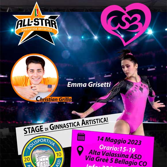 Stage di Ginnastica Artistica a Bellagio (CO)