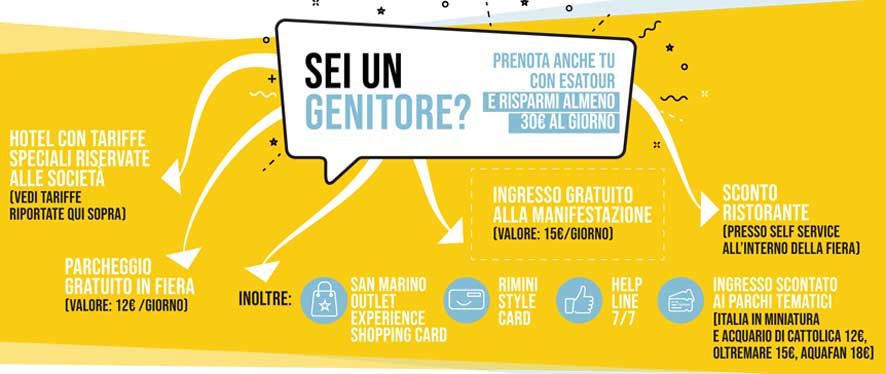 Offerte speciali Esatour per i genitori