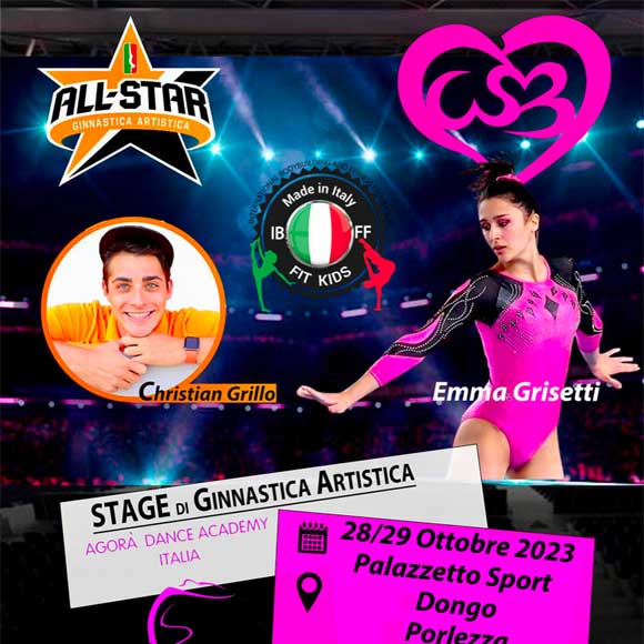 Stage di Ginnastica Artistica a Dongo e Porlezza (CO)