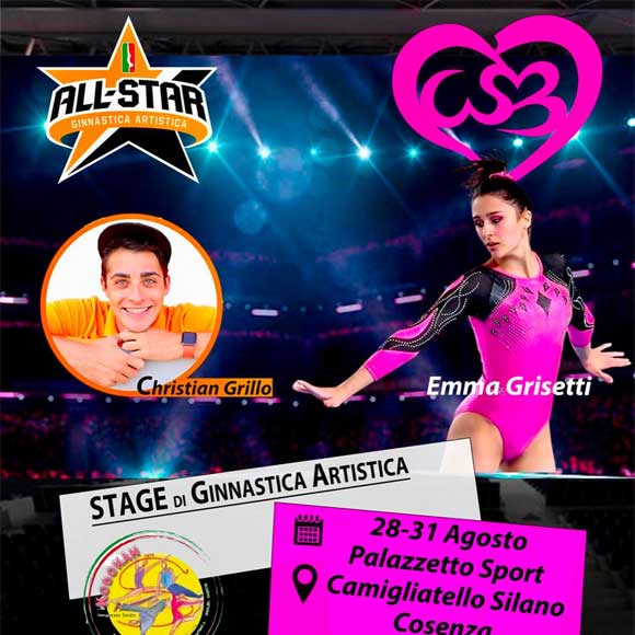 Stage di Ginnastica Artistica a Camigliatello Silano (CS)