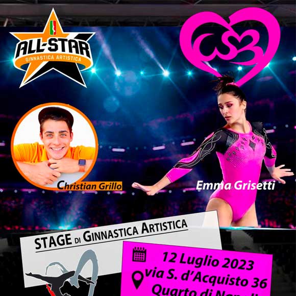 Stage Ginnastica Artistica a Quarto (NA) - Luglio 2023