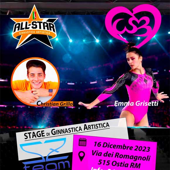 Stage di Ginnastica Artistica a Ostia (RM)