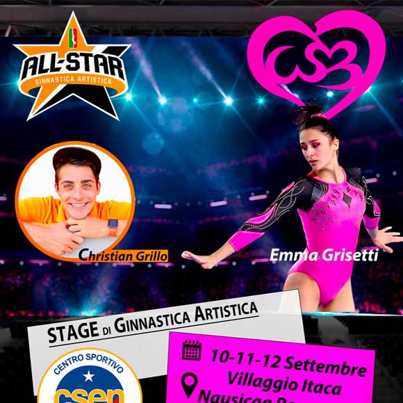 Stage di Ginnastica Artistica a Rossano Calabro (CS)