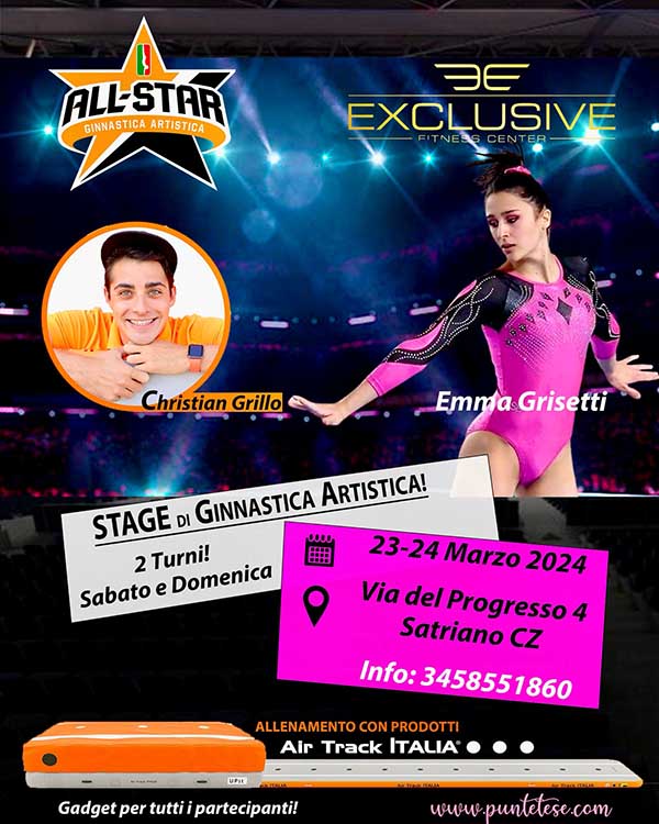 Stage di Ginnastica Artistica a Satriano