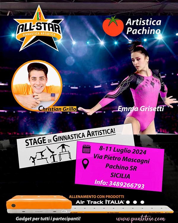 Stage di Ginnastica Artistica a Pachino (SR)